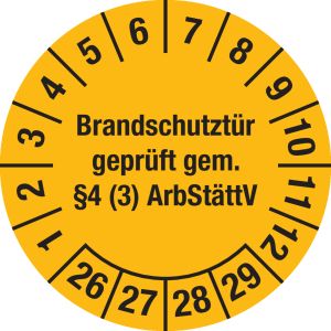 Prüfplakette - Mehrjahresplakette 