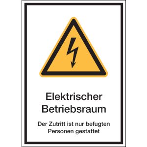 Warnzeichen Kombischild 