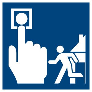Brandmeldezeichen Zusatzschild 