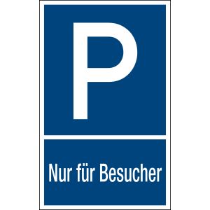 Verkehrsschild, Parkplatzschild 