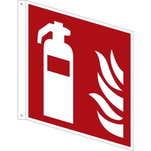 Feuerlöscherzeichen Fahnenschild 