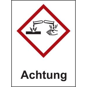 Gefahrstoffetikette 