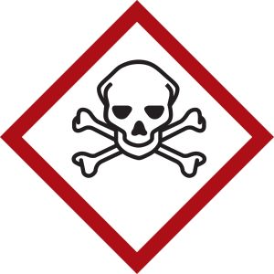 Gefahrstoffetikette 