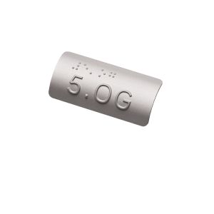 Taktiles Handlaufschild 