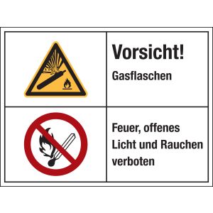 Warnzeichen Kombischild 
