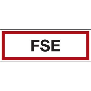 Feuerwehrzeichen Textschild 