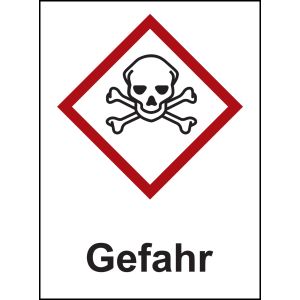 Gefahrstoffetikette 