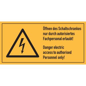 Warnzeichen Kombischild 