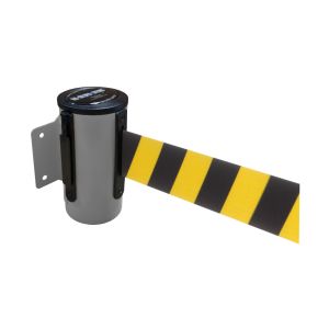 RS-Guideline Wandmontage GLW 45, anthrazit, Gurt gelb / schwarz 4 m
