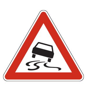 Verkehrsschild, Gefahrzeichen 