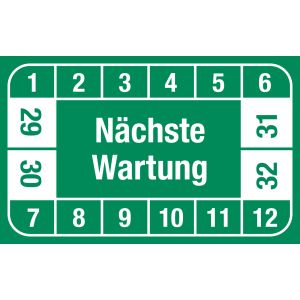 Prüfplakette - Mehrjahresplakette 