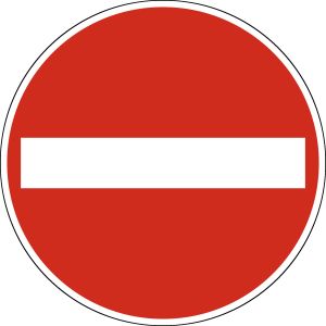 Verkehrsschild, Vorschriftszeichen 