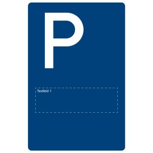 Verkehrsschild, Parkplatzschild 
