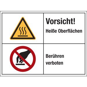 Warnzeichen Kombischild 