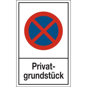 Parkverbotsschild, Verkehrsschild 