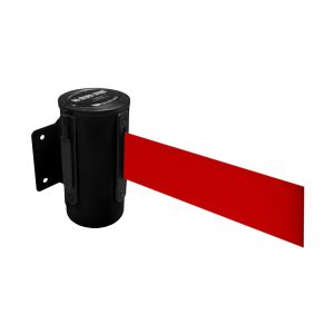 RS-Guideline Wandmontage GLW 45, schwarz, Gurt rot 4 m