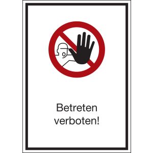 Verbotsschild 