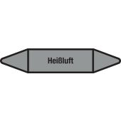 Fließrichtungspfeil "Heißluft", DIN 2403, A308