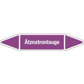 Fließrichtungspfeil "Ätznatronlauge", DIN 2403, L701