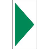 Wertstoffkennzeichnung "Pfeil", grün