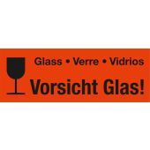 Verpackungsetikett Vorsicht Glas…, 167 x 60 mm