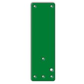 Montageplatte aus Stahl für Brandschutztüren, grün