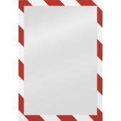 DURABLE Informationsrahmen "DURAFRAME" Security DIN A4, selbstklebend, magnetische Vorderseite
