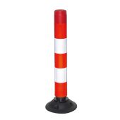 Moravia Absperrpfosten "FlexPin", rot/weiß, Polyethylen