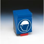 GEBRA Schutzbox "SecuBox" für Schutzhandschuhe, Gebotszeichen "Schutzhandschuhe benutzen"