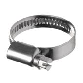 SST Schlauchschelle W4 SW 7, Edelstahl V2A, DIN3017, verschiedene Rohrdurchmesser, 9 mm Bandbreite, Schlitzschraube