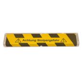 Antirutsch-Aluminiumkantenprofil "Achtung Stolpergefahr", gelb/schwarz