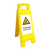 Warnaufsteller, 2-seitig Achtung! Rutschgefahr, 280 x 670 mm