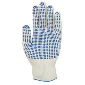 Uvex Stricknoppenhandschuh "Unigrip 6620", weiß/blau