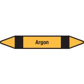 Fließrichtungspfeil "Argon", DIN 2403, G502
