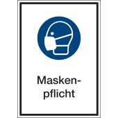 Gebotszeichen "Maskenpflicht" [M016], ASR A1.3 / ISO 7010