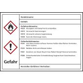 Kraftstoffetikette "Reizend"