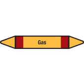 Fließrichtungspfeil "Gas", DIN 2403, G406