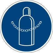Gebotszeichen "Druckgasflasche durch Kette sichern" [GBP18], Bewährte Praxis