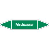 Fließrichtungspfeil "Frischwasser", DIN 2403, W105