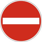 Vorschriftszeichen "Verbot der Einfahrt" [VZ 267], StVO