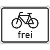 Verkehrsschild "Radverkehr frei" [VZ 1022-10], StVO