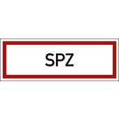 Feuerwehrzeichen "SPZ", DIN 4066