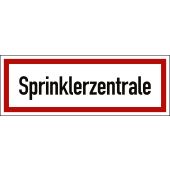 Feuerwehrzeichen "Sprinklerzentrale", DIN 4066