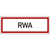 Feuerwehrzeichen "RWA", DIN 4066