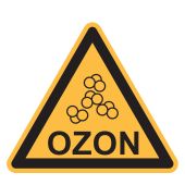 Warnzeichen "Warnung vor Ozon" [WBP09], praxisbewährt