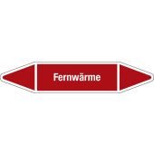 Fließrichtungspfeil "Fernwärme", DIN 2403, D204