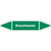 Fließrichtungspfeil "Brauchwasser", DIN 2403, W103