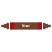 Fließrichtungspfeil "Diesel", DIN 2403, F806