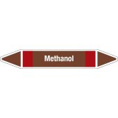Fließrichtungspfeil "Methanol", DIN 2403, F810