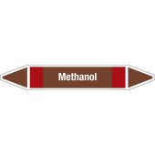 Fließrichtungspfeil "Methanol", DIN 2403, F810